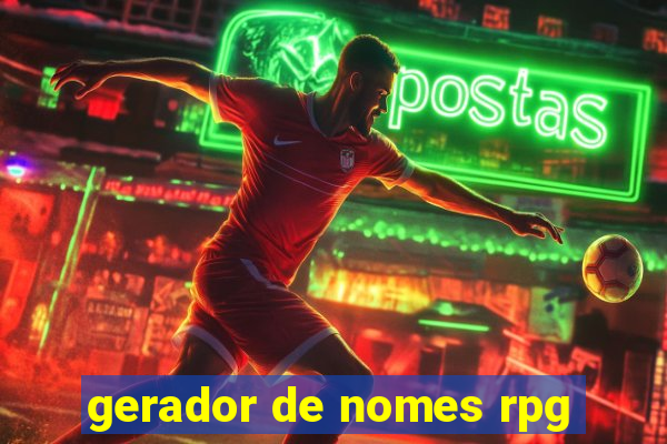 gerador de nomes rpg